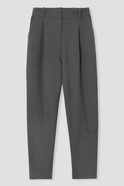 Promod Pantalon de tailleur carrot - Gris clair Grisclair Fashion