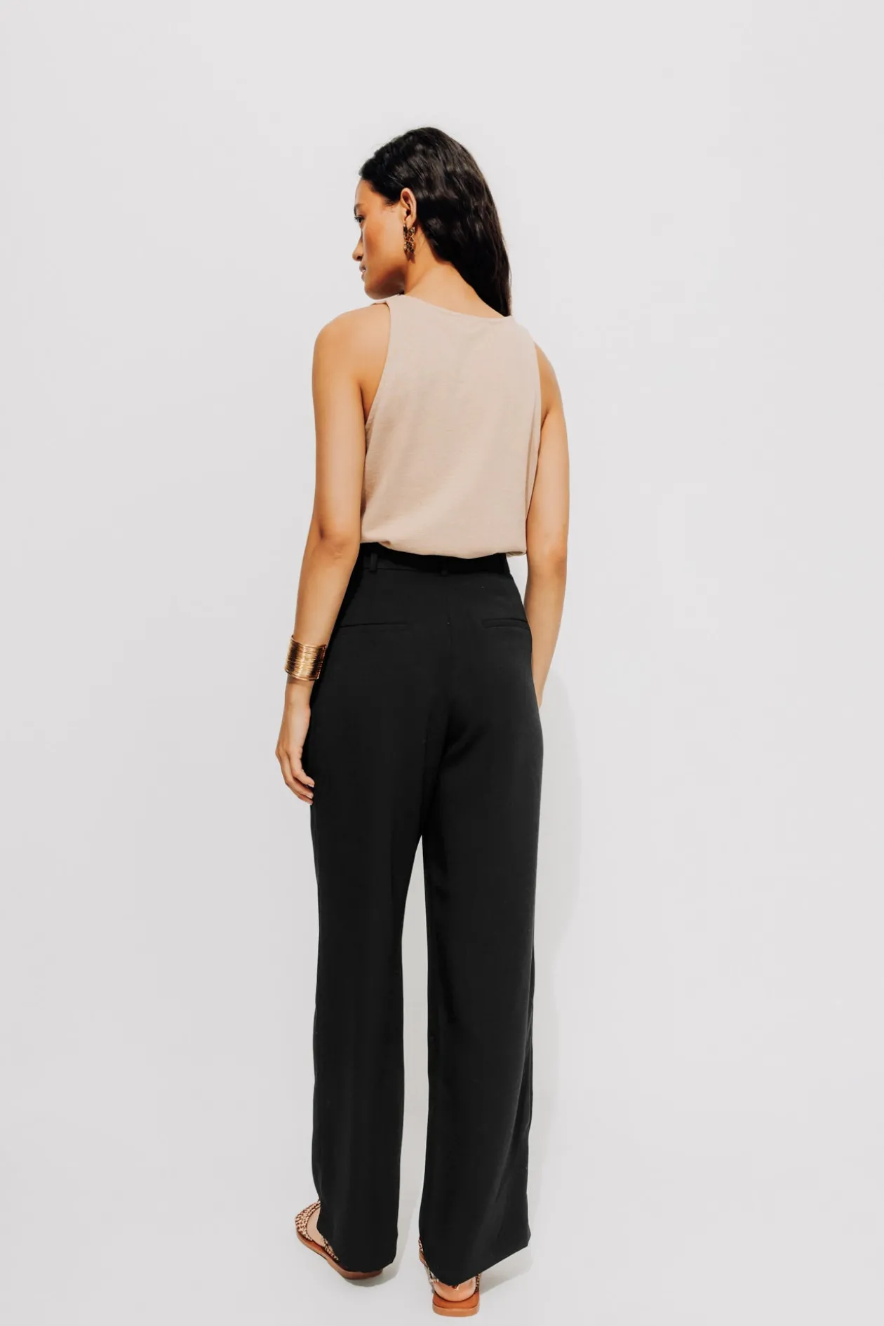 Promod Pantalon de tailleur Femme - Noir Hot