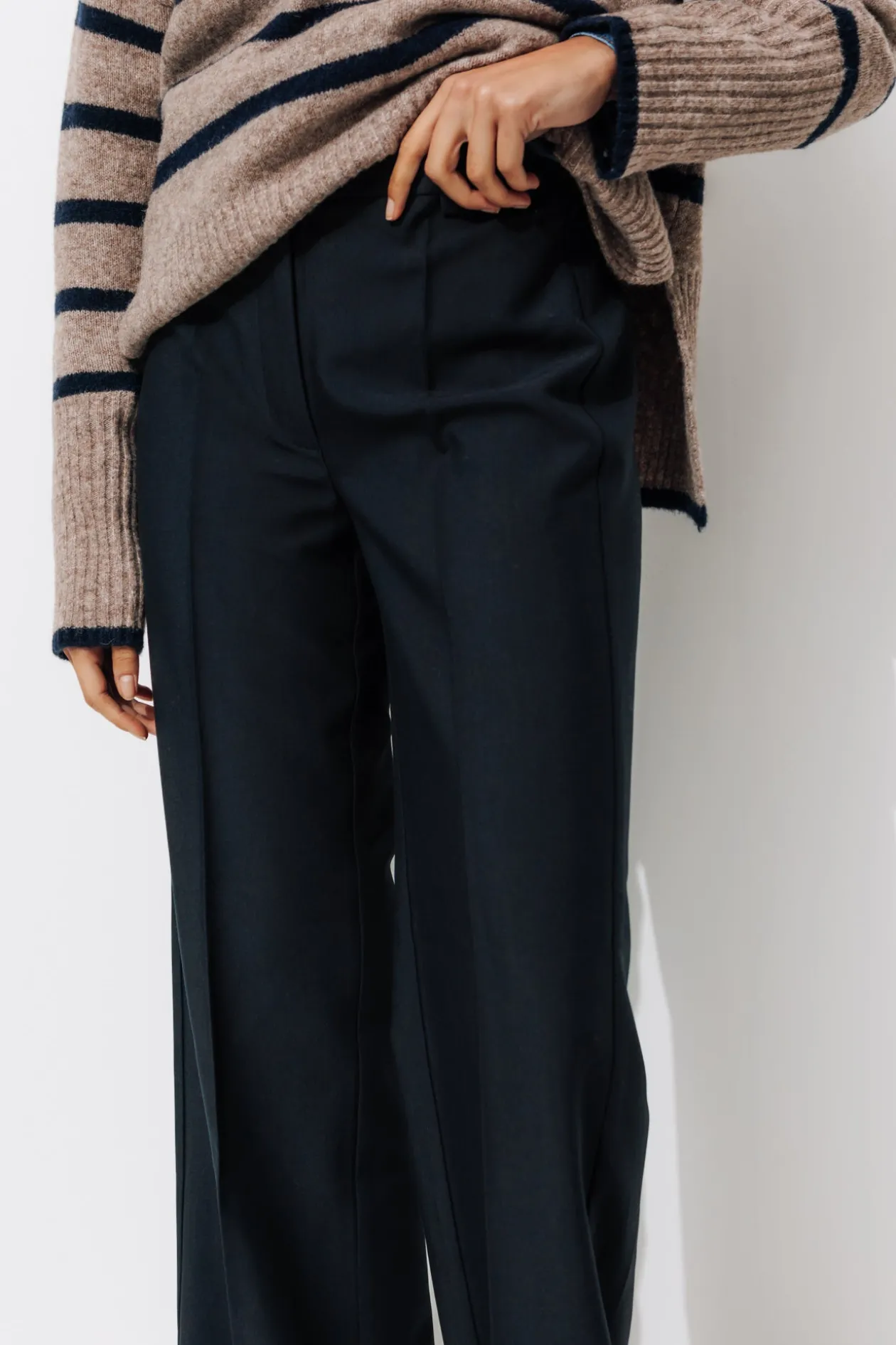Promod Pantalon de tailleur Femme - Marine Fashion