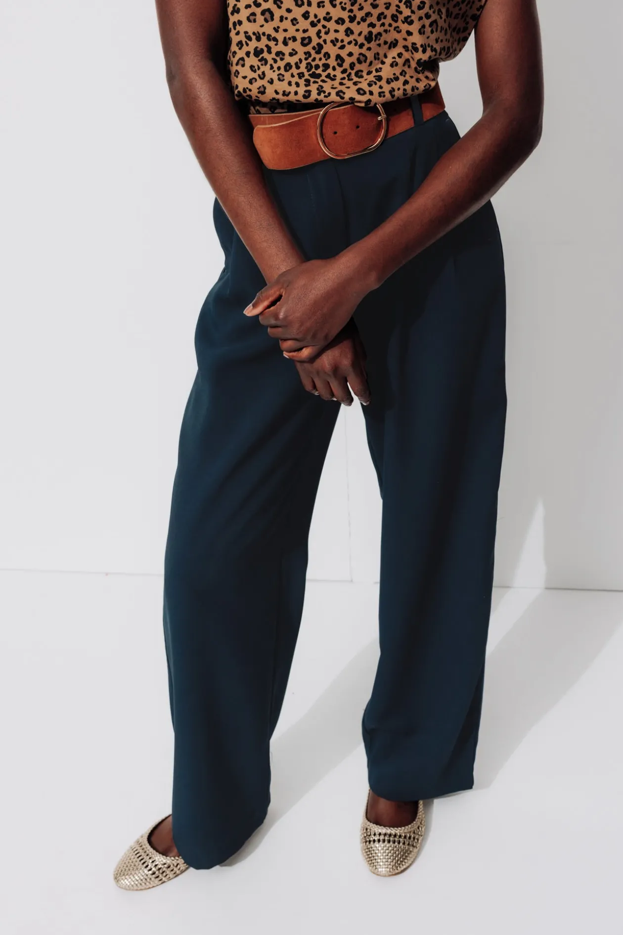 Promod Pantalon de tailleur Femme - Marine Clearance