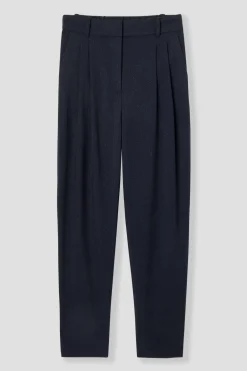 Promod Pantalon de tailleur Femme - Marine Discount