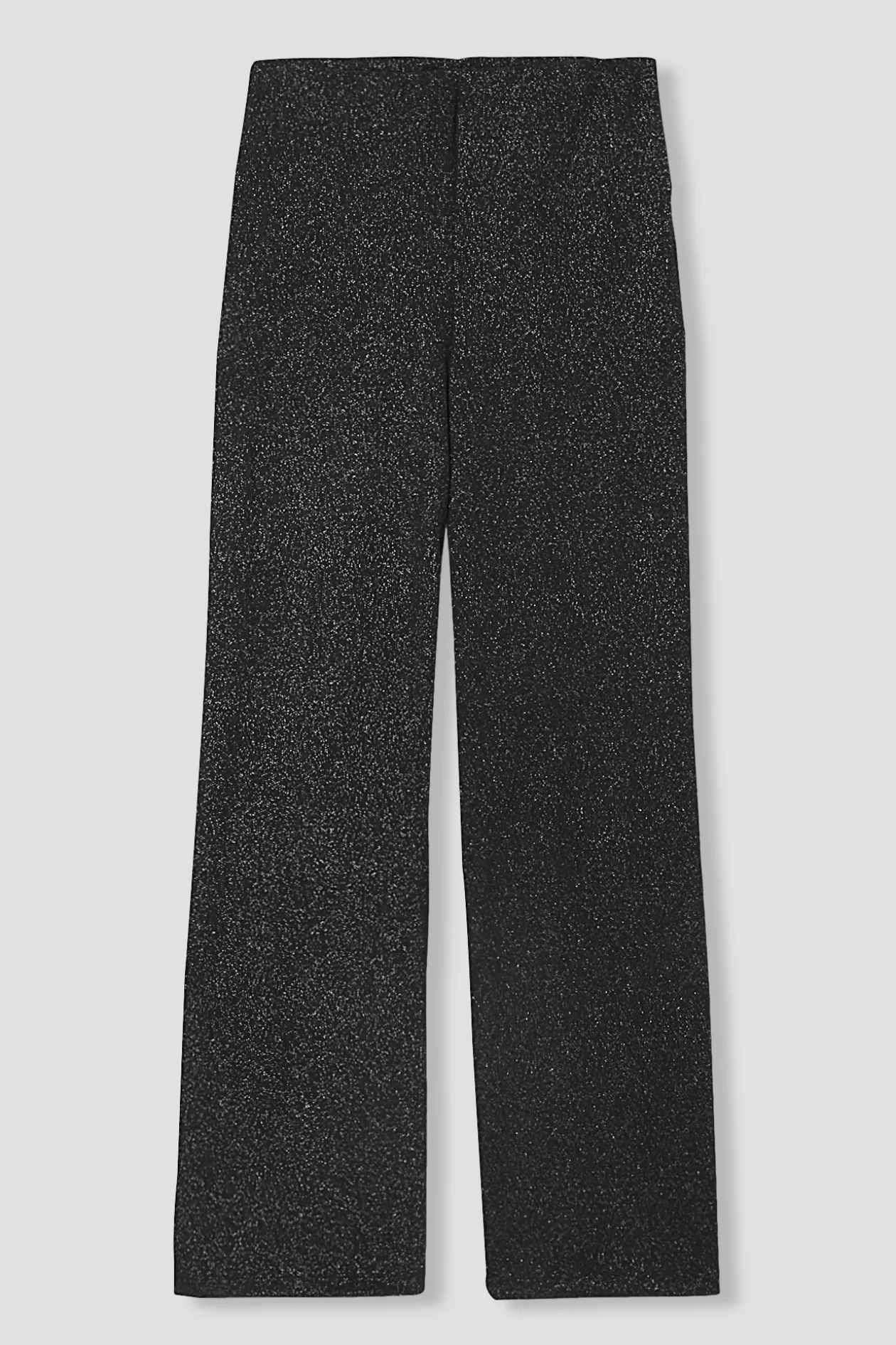 Promod Pantalon droit pailleté Femme - Noir New
