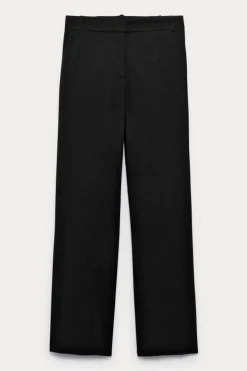 Promod Pantalon droit taille haute - Noir Online
