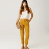 Promod Pantalon en toile de coton - Ocre Fashion