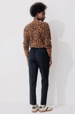 Promod Pantalon jogpant Femme - Marine Clearance