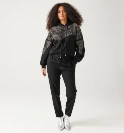 Promod Pantalon jogpant Femme - Noir Fashion