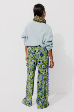 Promod Pantalon large éco-conçu Femme - Imprimé multicolore Imprimémulticolore Outlet