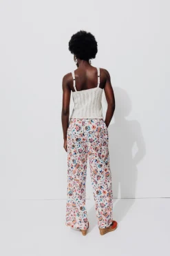 Promod Pantalon large imprimé Femme - Imprimé écru Impriméécru Cheap