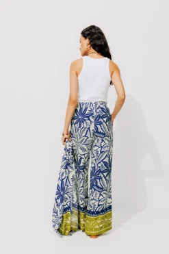 Promod Pantalon large imprimé Femme - Imprimé marine Imprimémarine Cheap