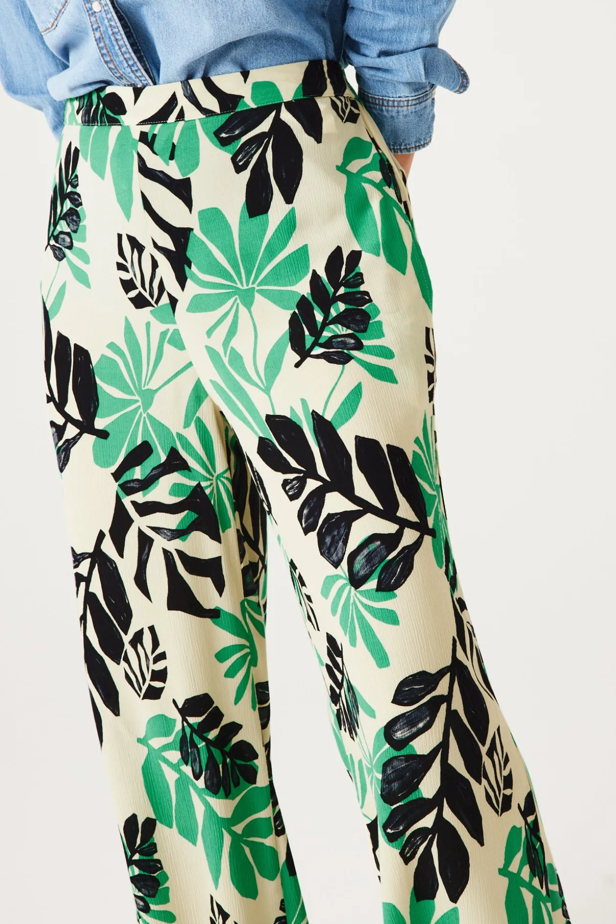 Promod Pantalon large imprimé Femme - Imprimé écru Impriméécru Store