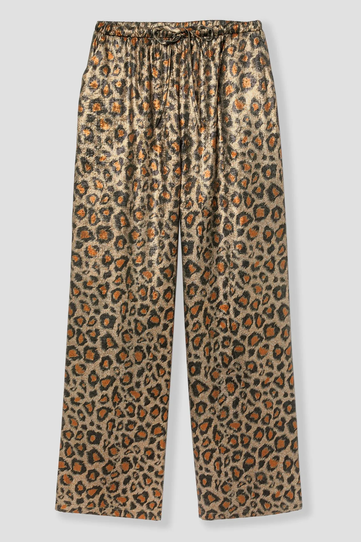 Promod Pantalon large léopard irisé - Imprimé noir Impriménoir Cheap