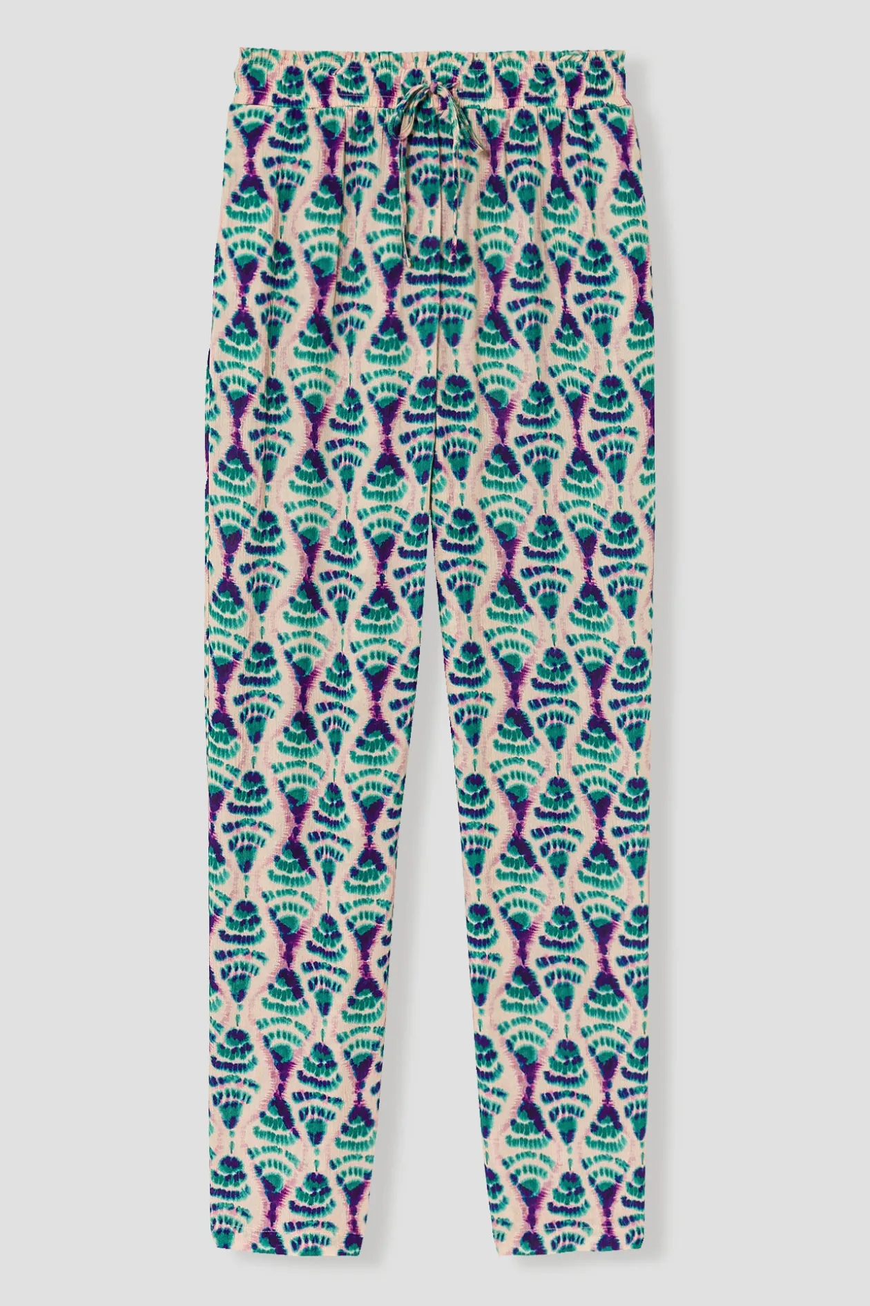 Promod Pantalon motif ikat Femme - Imprimé multicolore Imprimémulticolore Hot