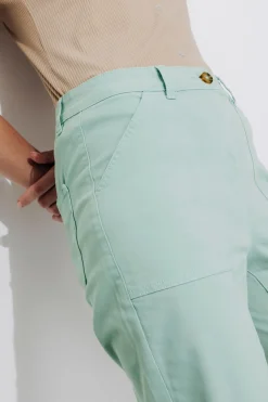 Promod Pantalon skinny en coton Femme - Bleu ciel Bleuciel Hot