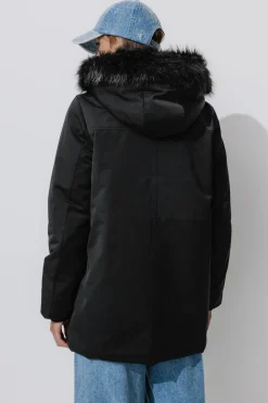 Promod Parka à capuche Femme - Noir Fashion