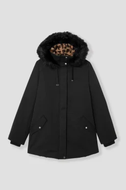 Promod Parka à capuche Femme - Noir Fashion