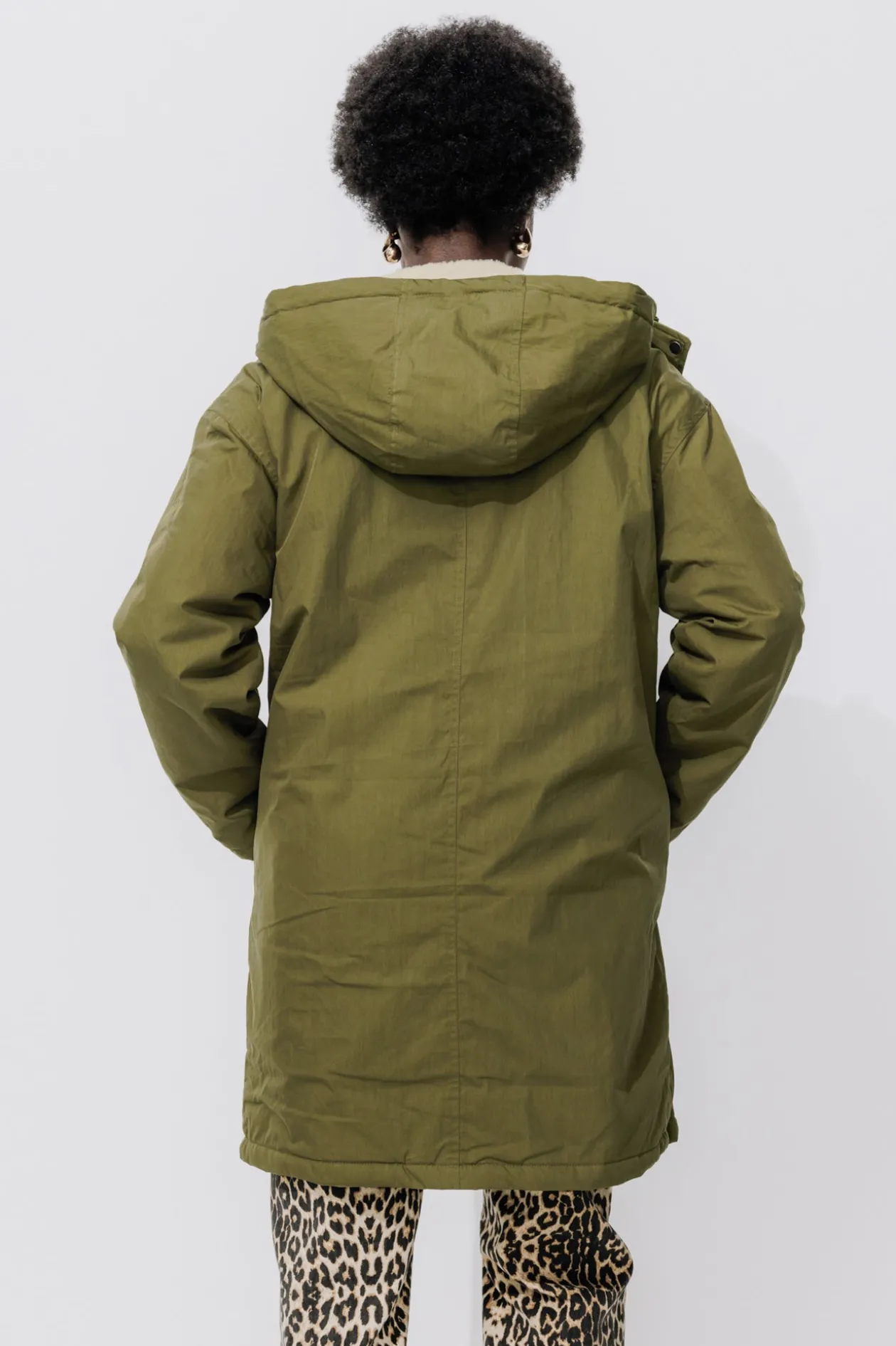 Promod Parka chaude à capuche Femme - Kaki Fashion