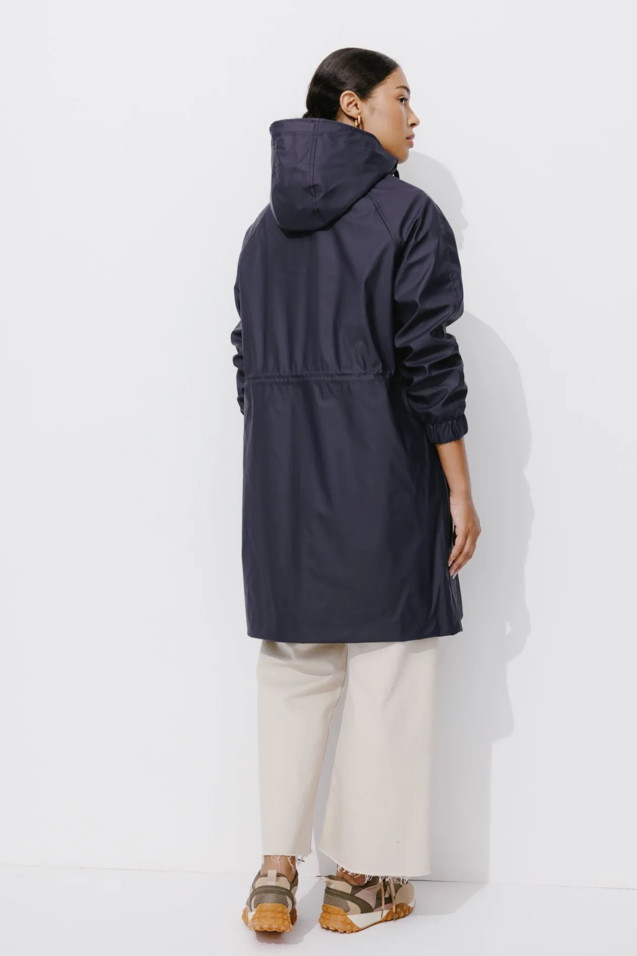 Promod Parka déperlante unie Femme - Marine Best Sale