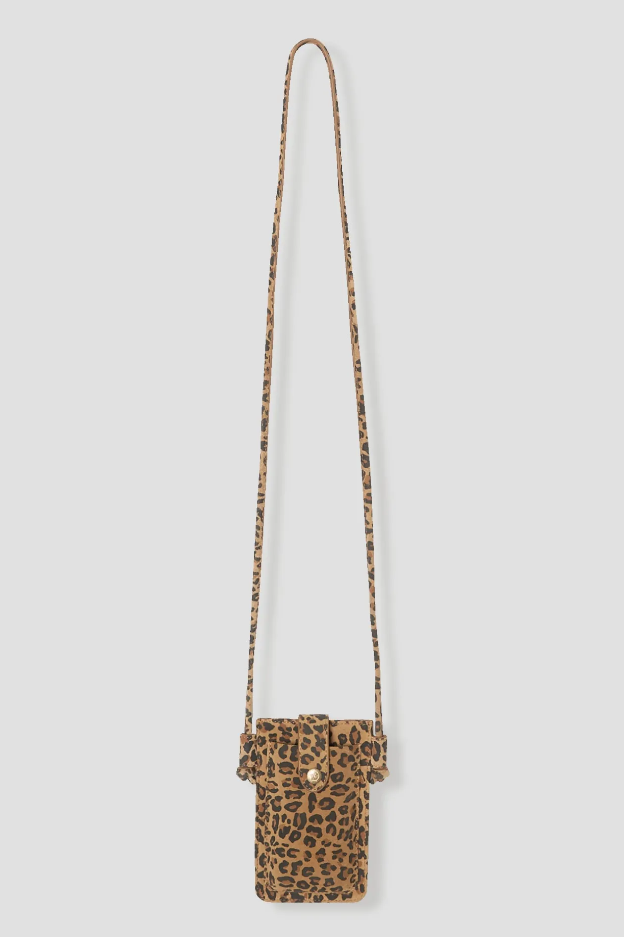 Promod Pochette léopard en cuir - Imprimé camel Imprimécamel Cheap
