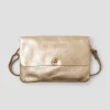 Promod Pochette pailletée en cuir - Coloration dorée Colorationdorée Online