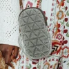 Promod Pochette smartphone en jean - Gris Fashion