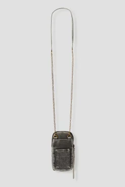 Promod Pochette smartphone en jean - Gris Fashion