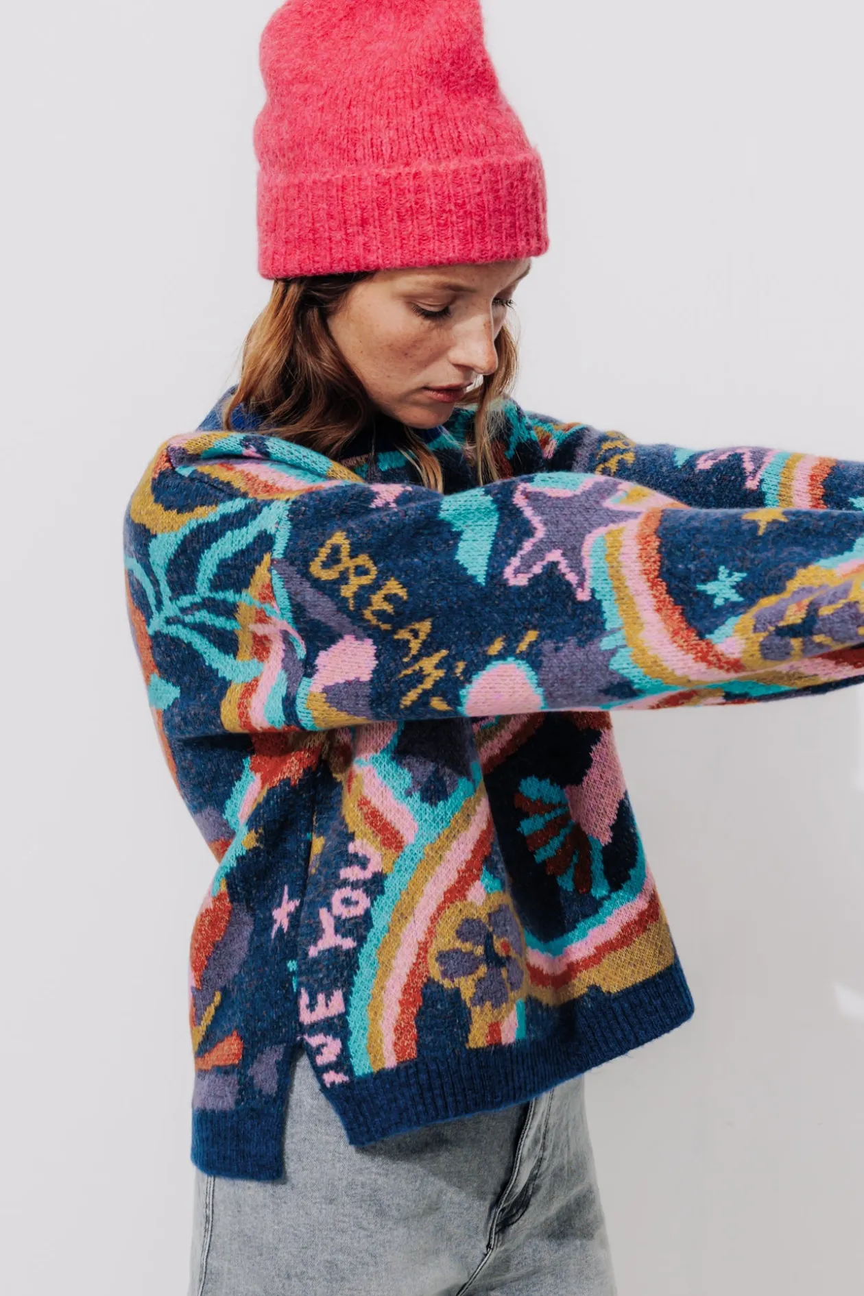 Promod Pull à motifs colorés Femme - Imprimé multicolore Imprimémulticolore Online
