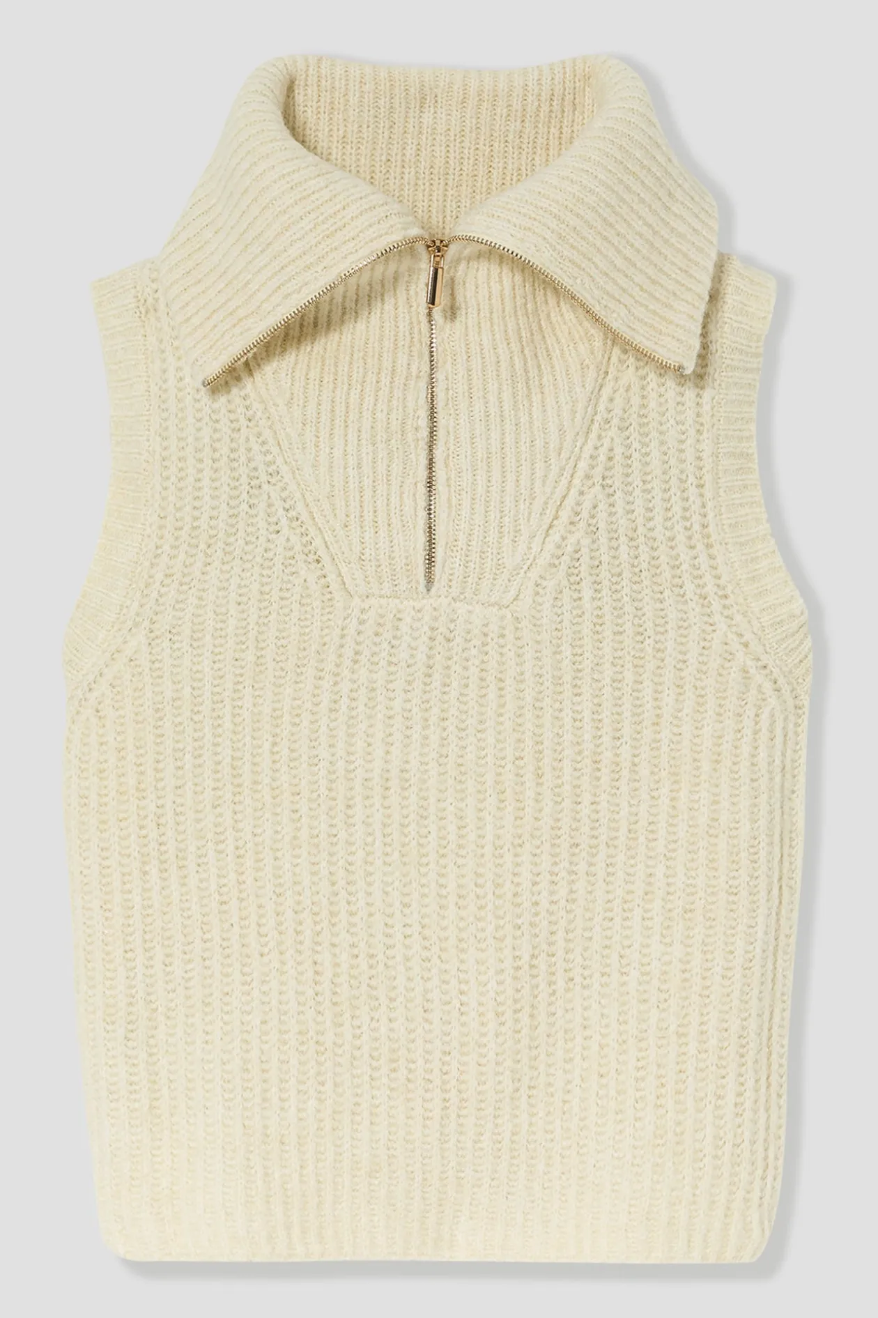 Promod Pull camionneur sans manches - Ecru Online