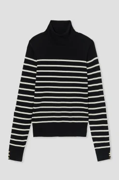 Promod Pull éco-conçu marinière - Rayé écru Rayéécru Shop