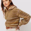 Promod Pull col camionneur Femme - Imprimé camel Imprimécamel Store
