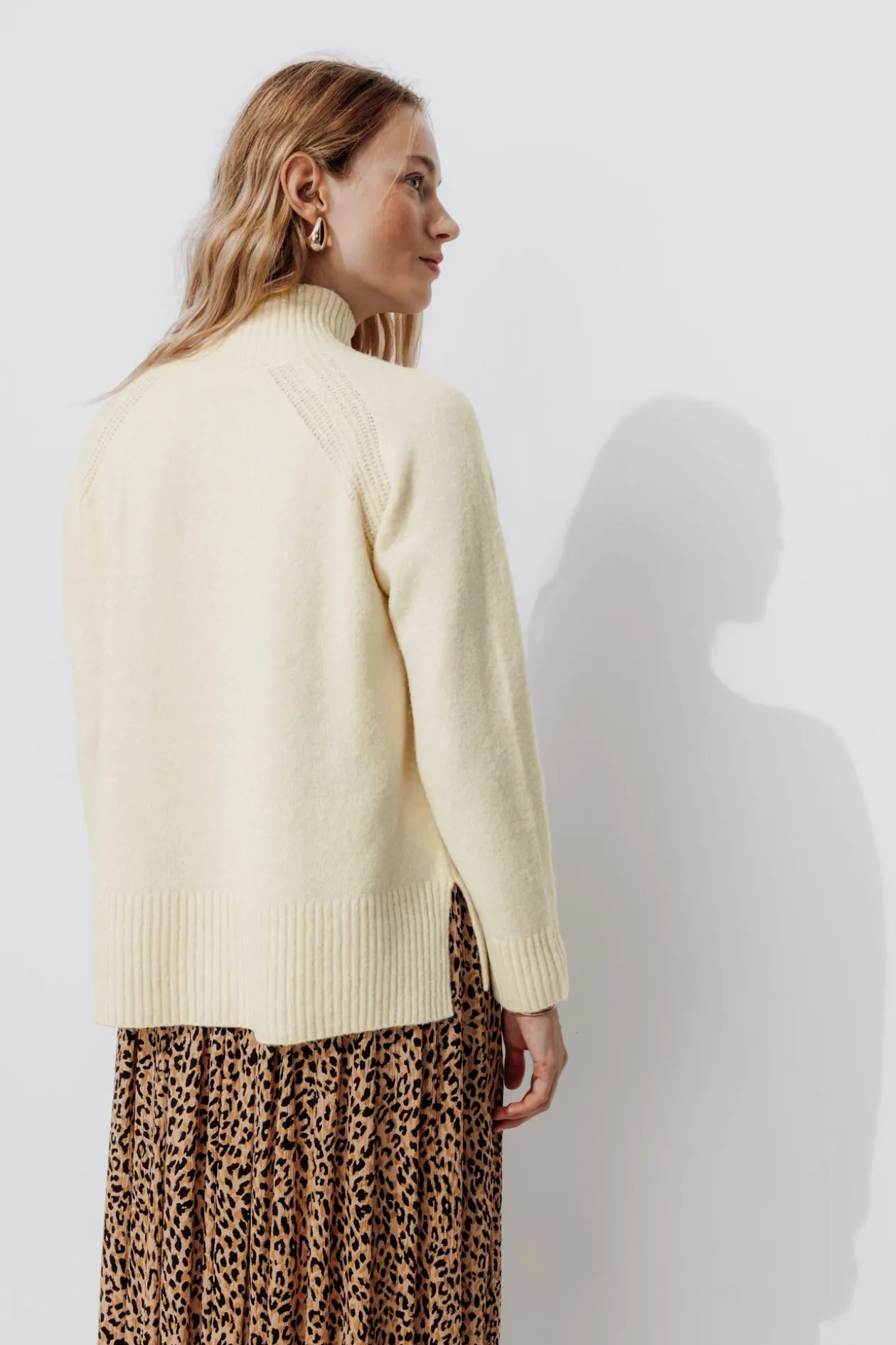 Promod Pull col montant Femme - Ecru Cheap