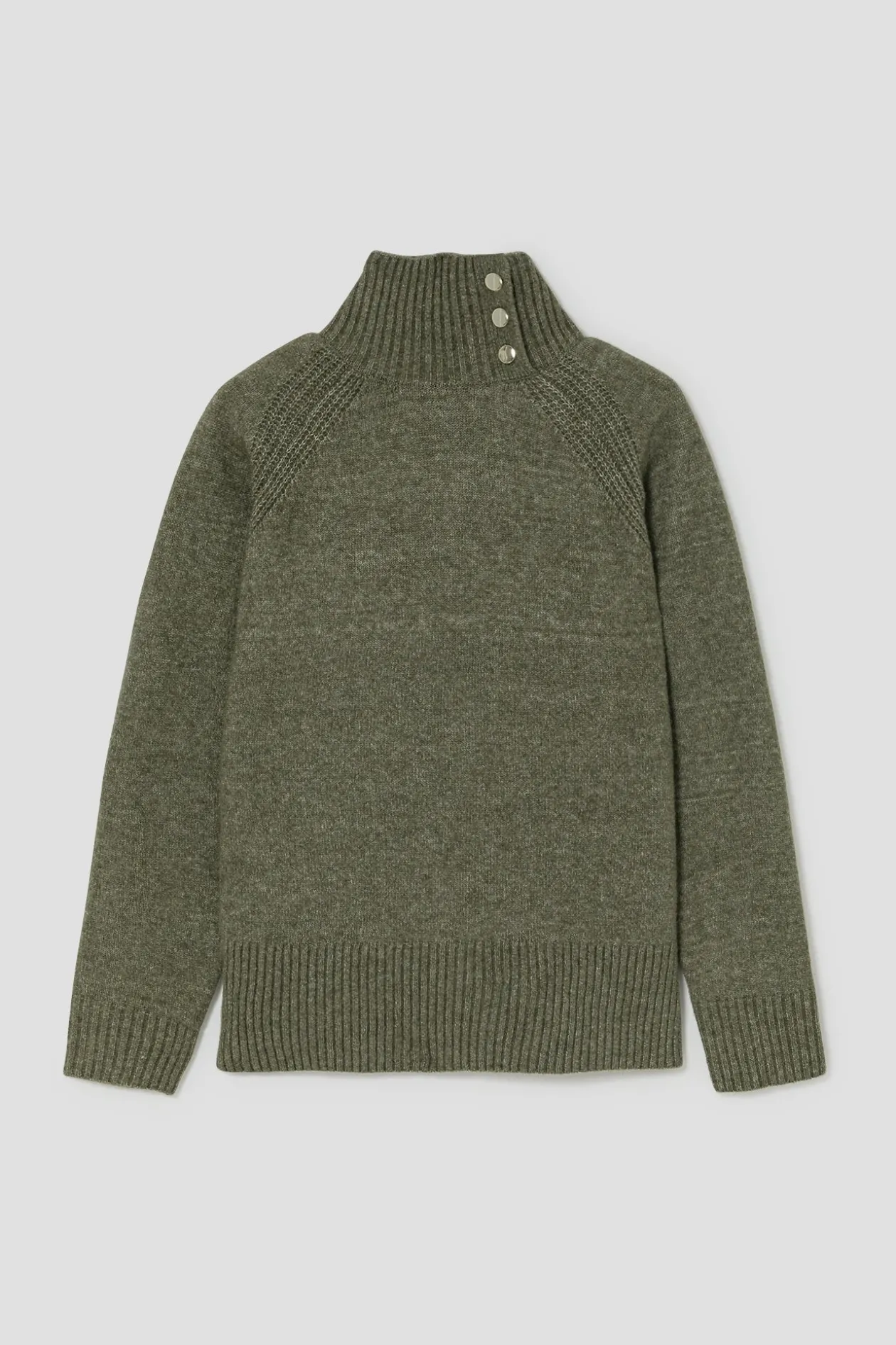 Promod Pull col montant Femme - Kaki Online