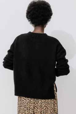 Promod Pull col rond Femme - Noir Shop