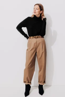 Promod Pull col roulé éco-conçu Femme - Noir Flash Sale
