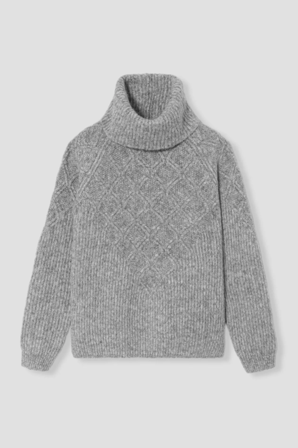 Promod Pull col roulé Femme - Gris clair Grisclair Sale