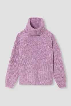 Promod Pull col roulé Femme - Lilas Best