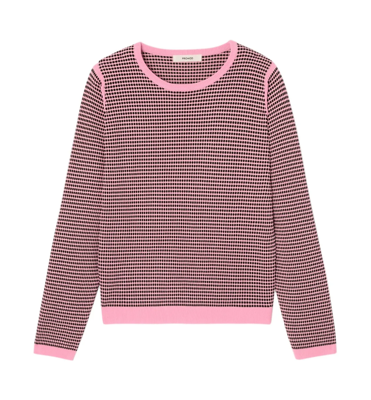 Promod Pull effet jacquard Femme - Imprimé lilas Imprimélilas Shop