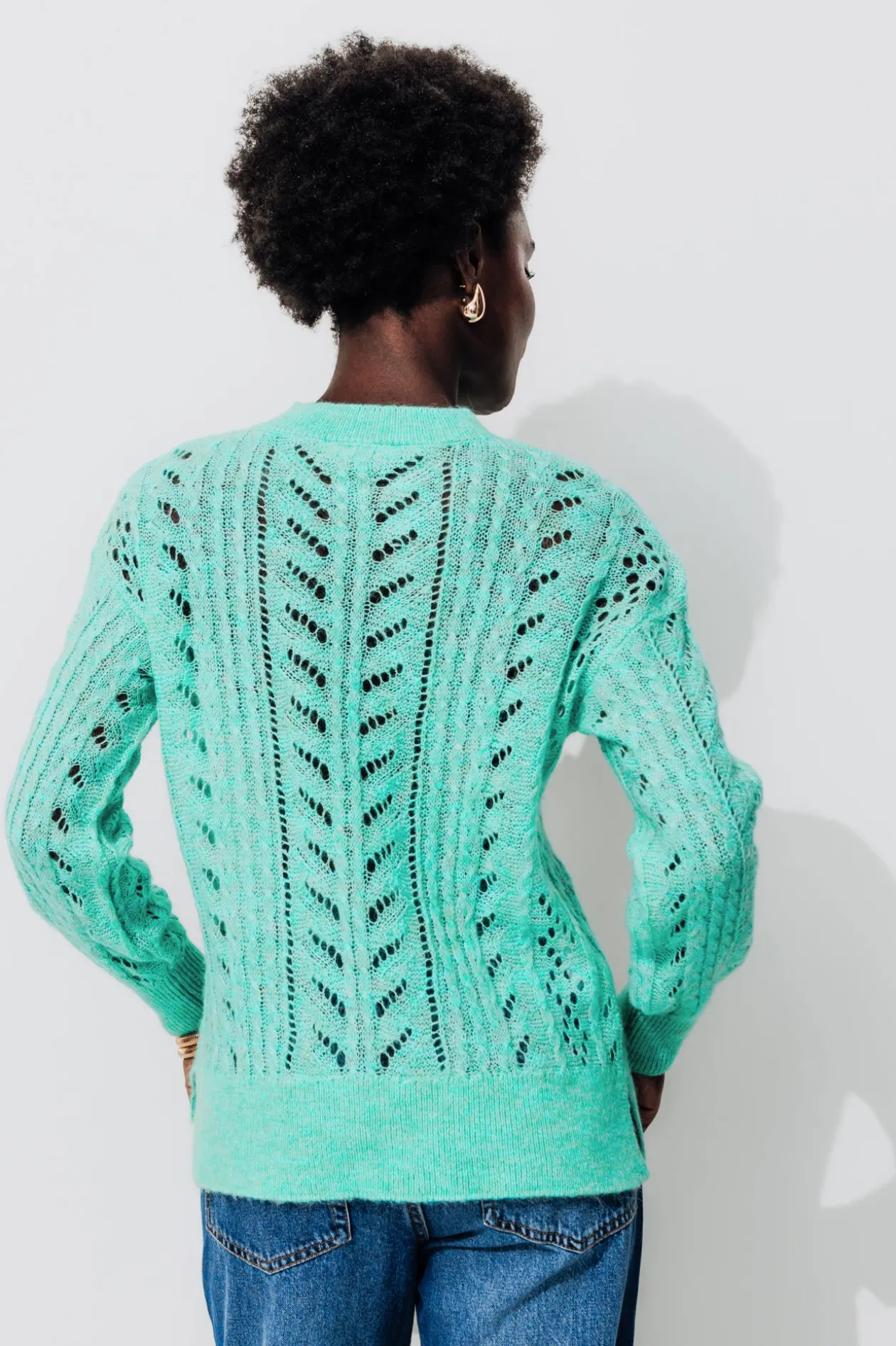 Promod Pull en maille ajourée Femme - Opaline Sale