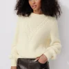 Promod Pull made in France 100% laine - Ecru Store