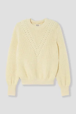 Promod Pull made in France 100% laine - Ecru Store