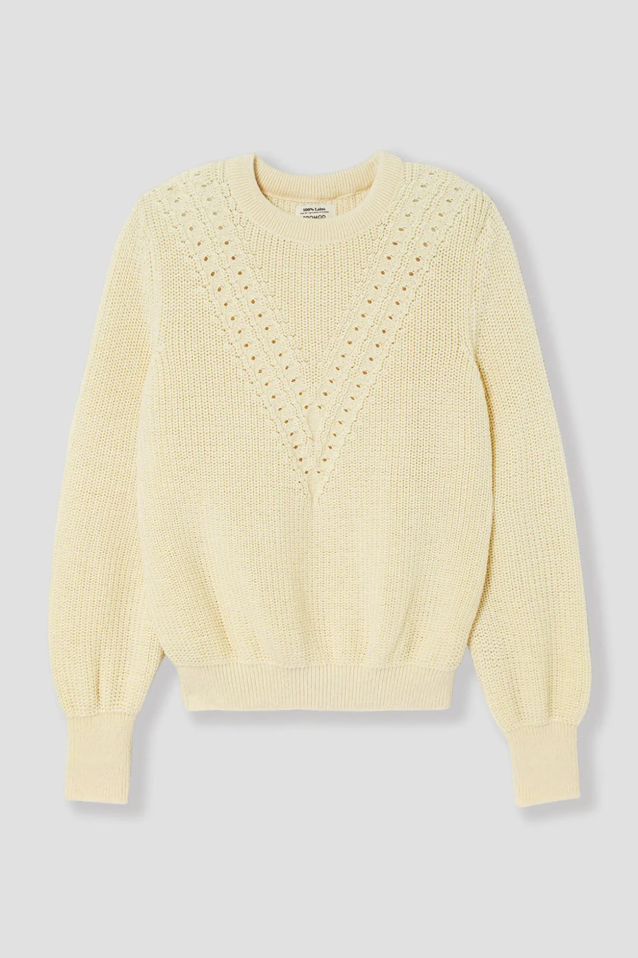 Promod Pull made in France 100% laine - Ecru Store