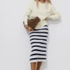 Promod Pull maille compacte uni Femme - Ecru Online