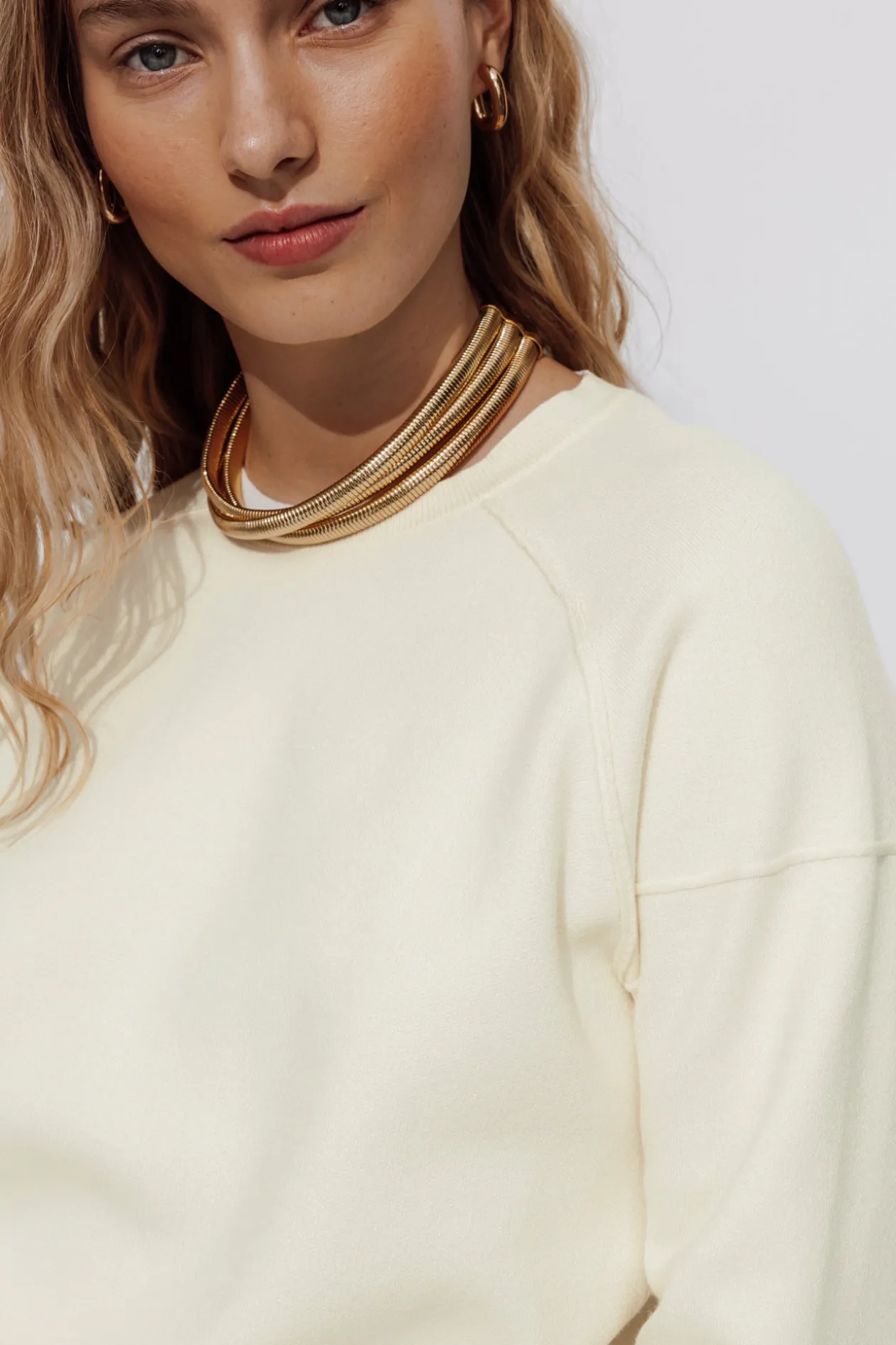 Promod Pull maille compacte uni Femme - Ecru Online