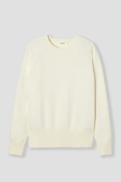 Promod Pull maille compacte uni Femme - Ecru Online