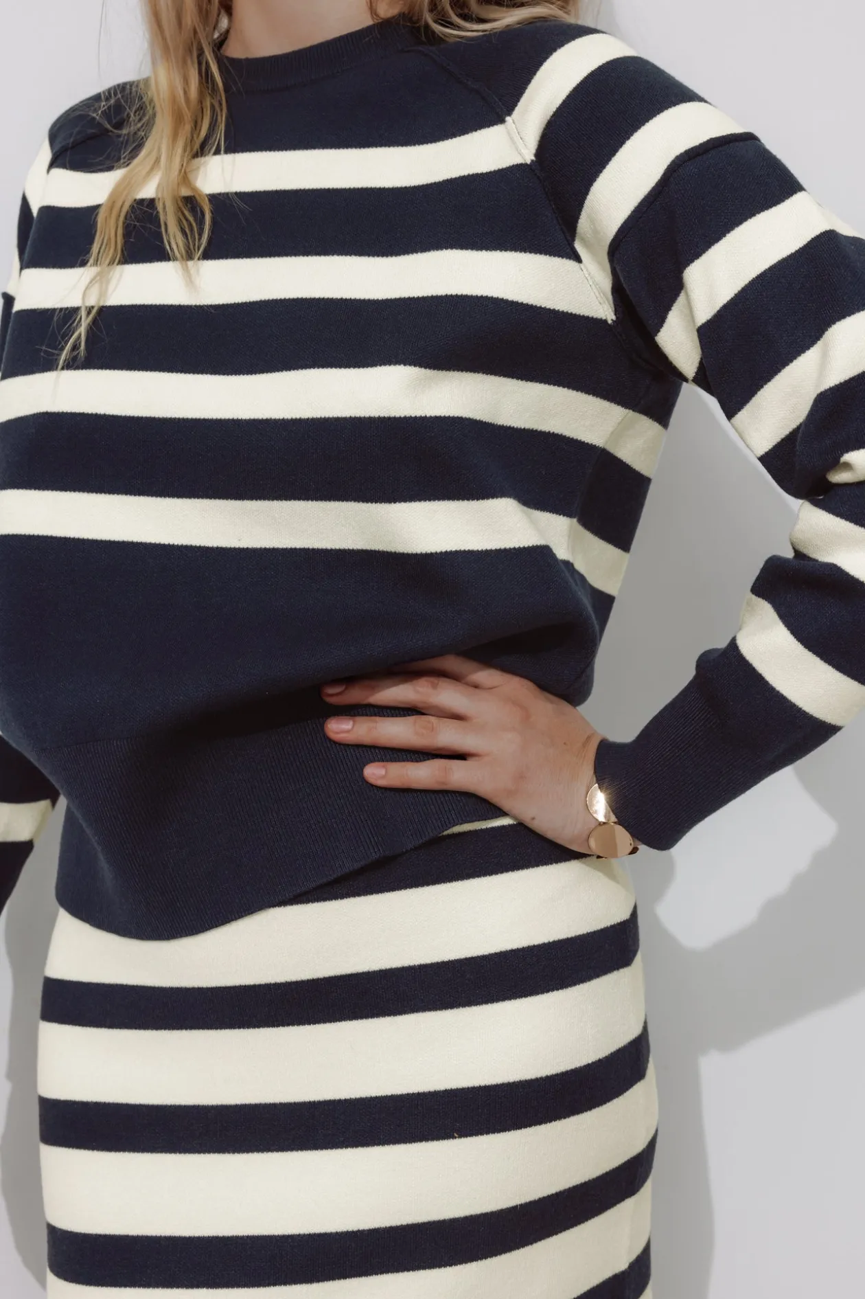 Promod Pull marinière Femme - Rayé marine Rayémarine Cheap