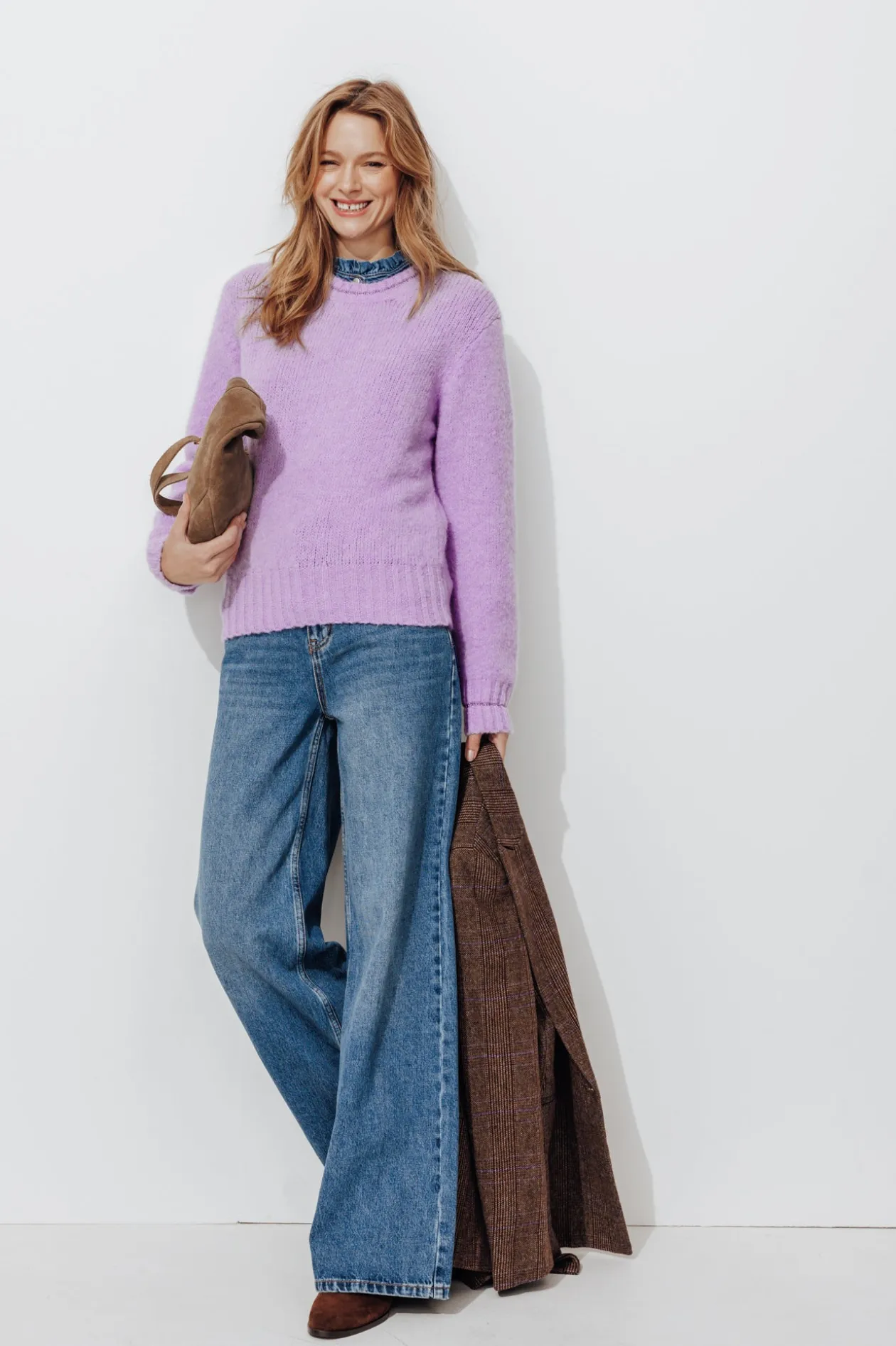 Promod Pull moelleux col rond Femme - Parme Fashion