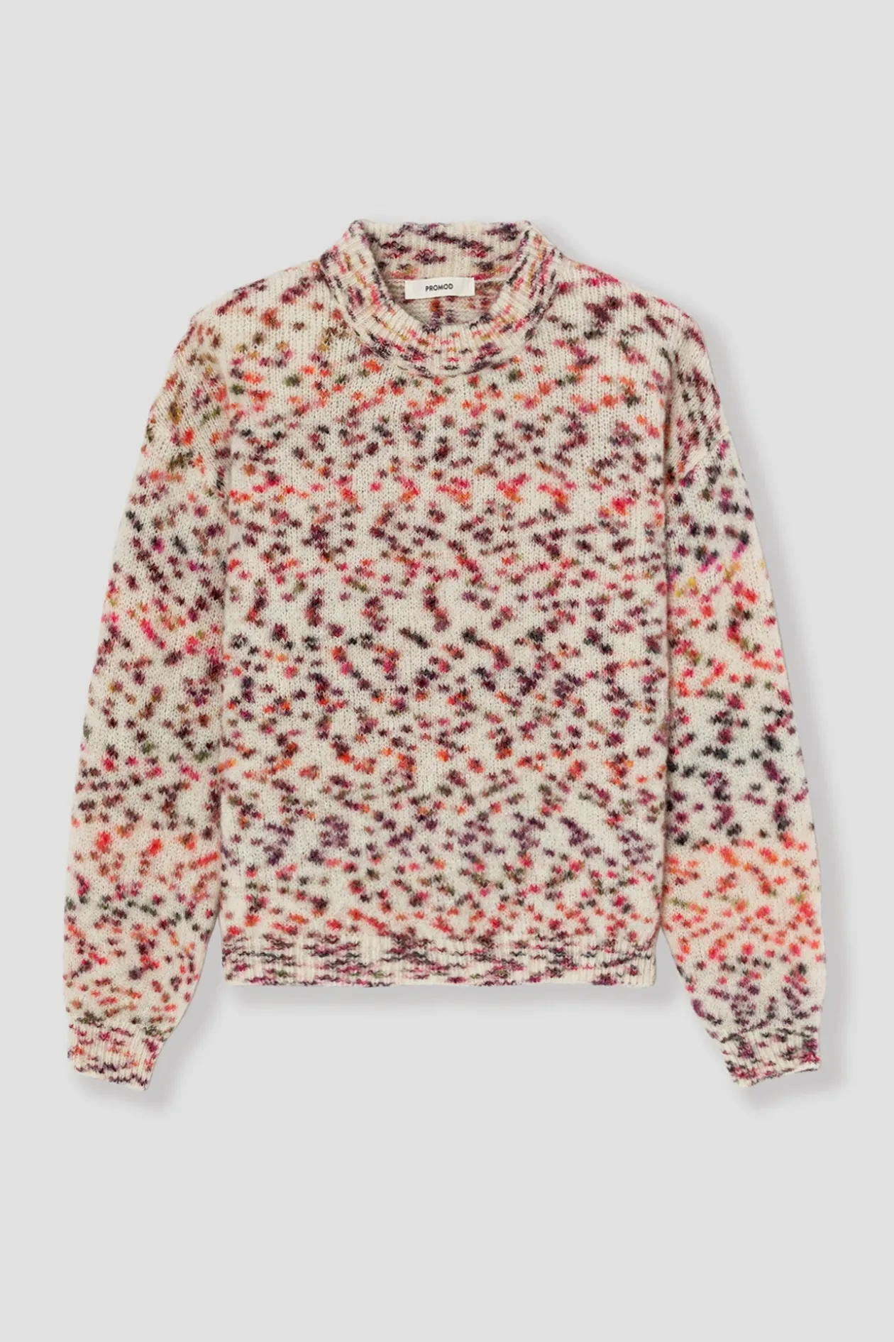Promod Pull moelleux tacheté Femme - Imprimé écru Impriméécru Best Sale