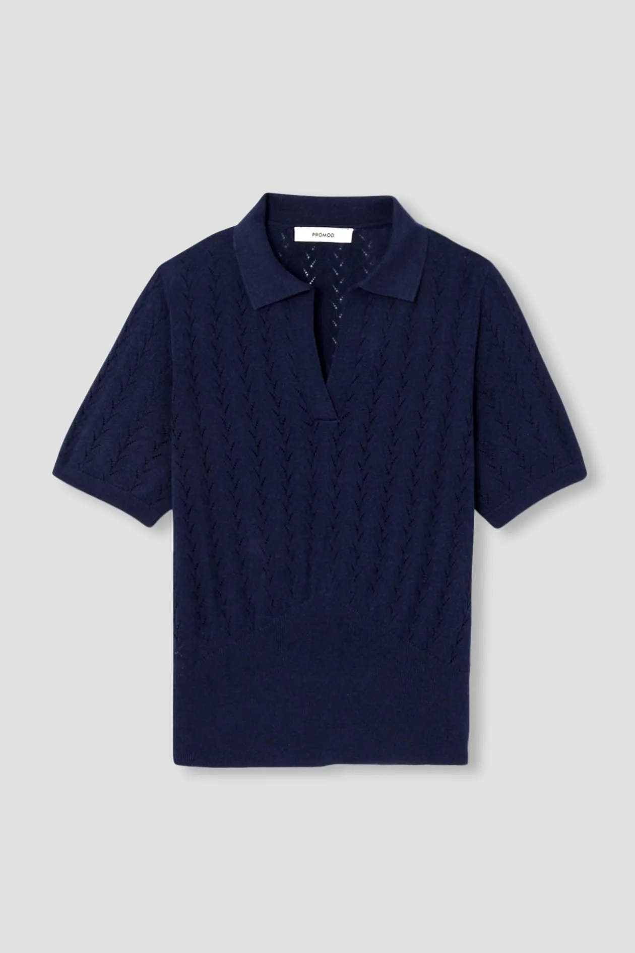 Promod Pull polo manches courtes - Marine Outlet