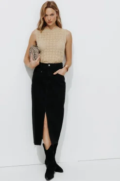 Promod Pull sans manches Femme - Ecru Fashion
