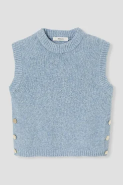 Promod Pull sans manches Femme - Bleu ciel foncé Bleucielfoncé Store