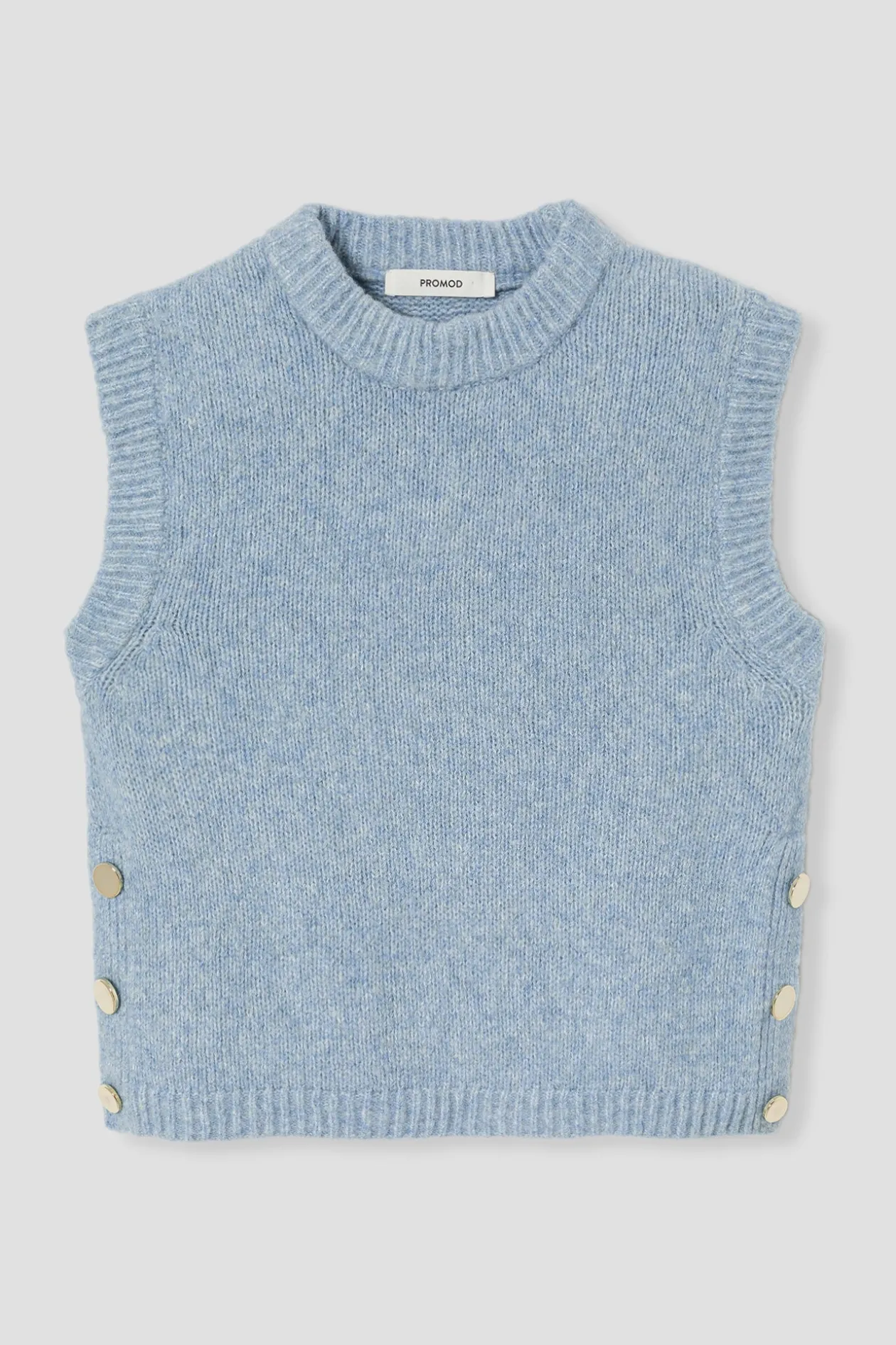 Promod Pull sans manches Femme - Bleu ciel foncé Bleucielfoncé Store